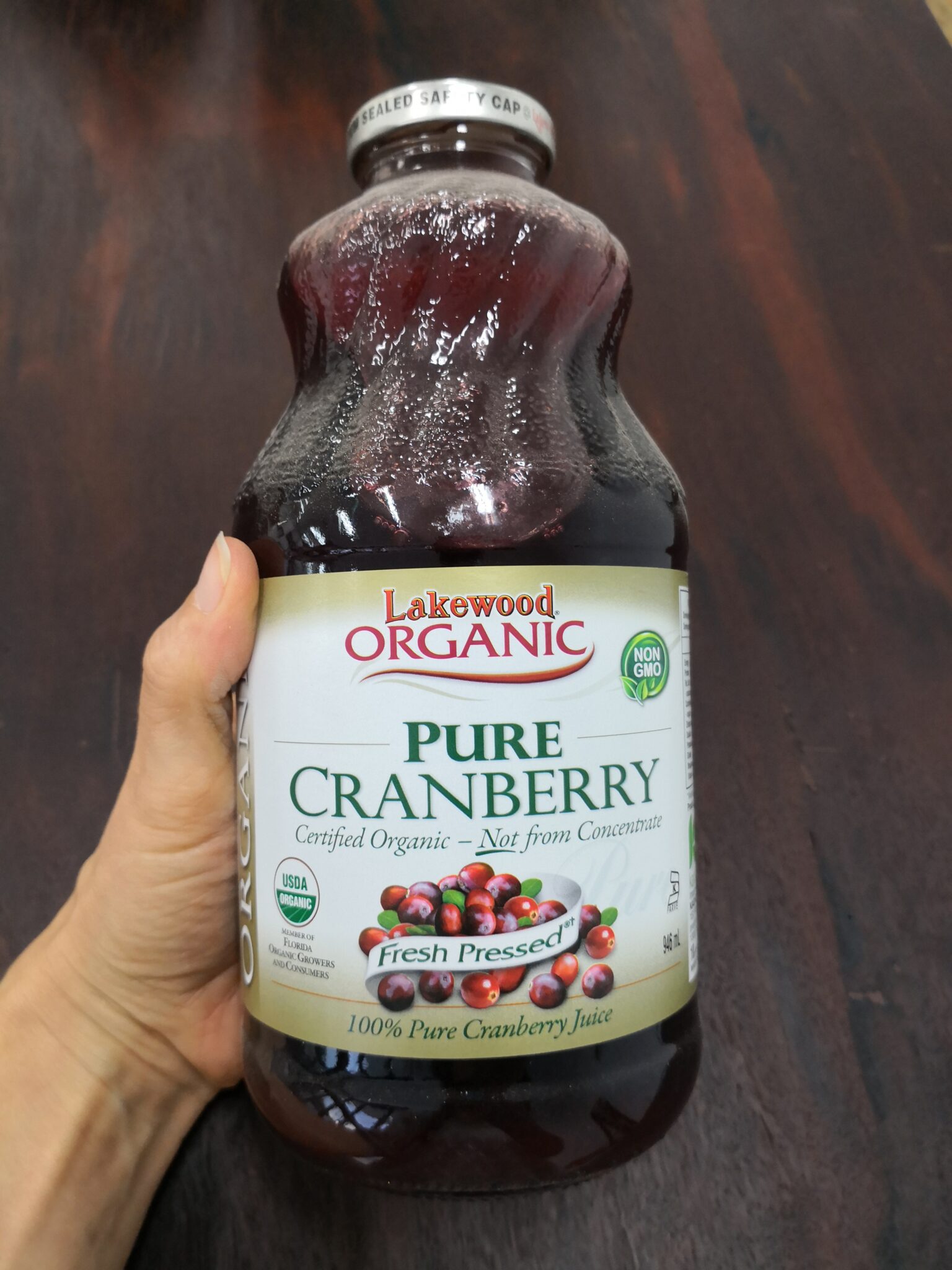 PURE CRANBERRY JUICE 946ML (LAKEWOOD) - The Little Big Store